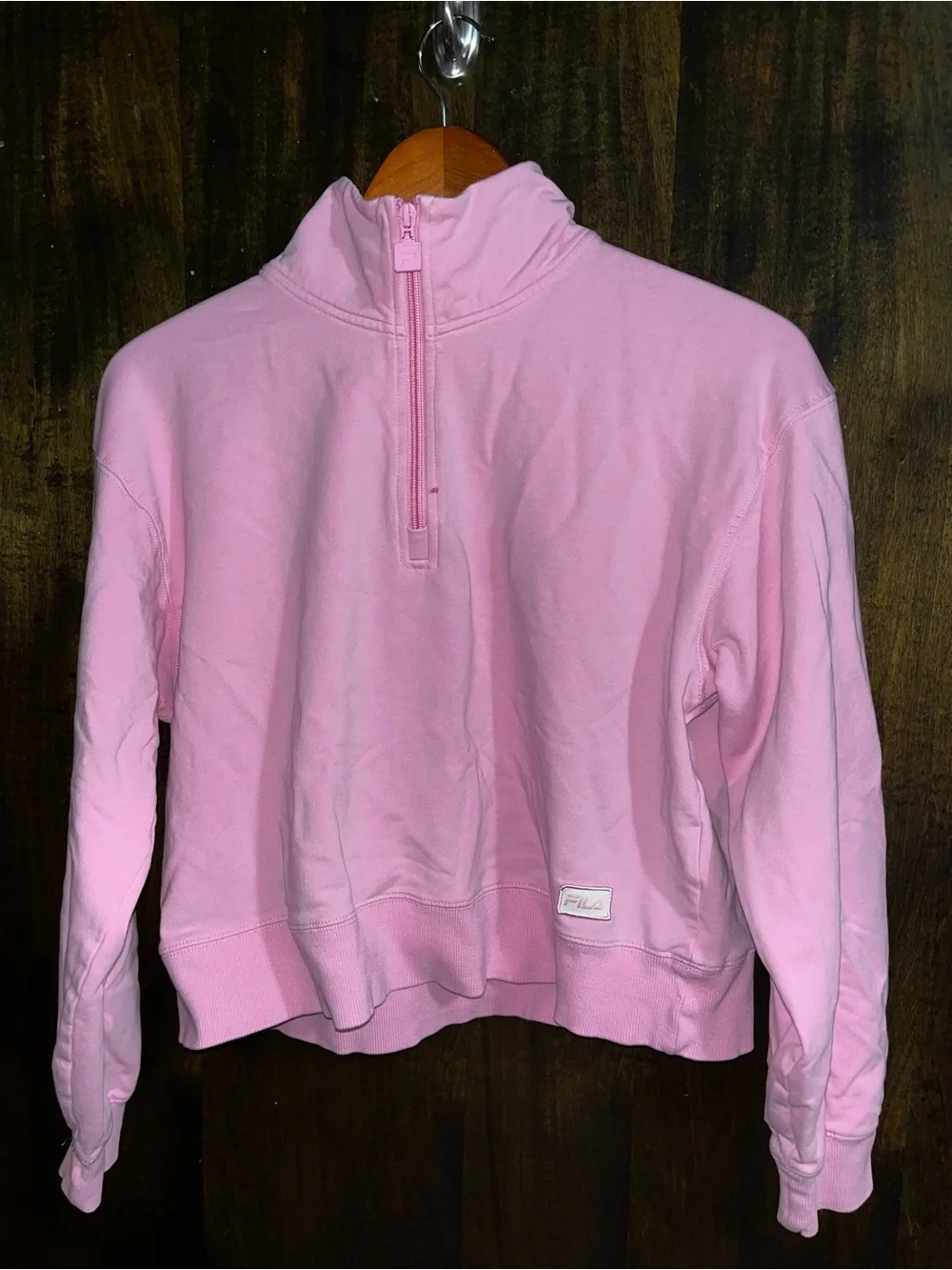 FILA 3-Piece Matching Workout Set - Pink & White Sporty Tracksuit